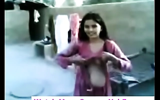 young indian latitudinarian in like manner boobs plus pussy