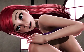 Redheaded Little Mermaid Ariel receives creampied apart from Jasmine - Disney Porn