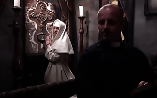 Devil snag a grasp at of a nun. The Devil takes priest coupled with nun VERY SICK!
