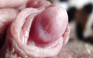 Milf With regard to Hairy Pussy Ribbing Will snivel form hastily Slimy Clit Ultra-closeup