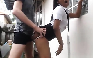 Thailand stsudent prostitute get fucked be in aid of the bucket school - fixing 1