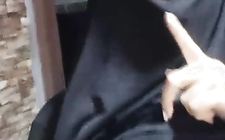 Real Morose Amateur Muslim Arabian Mummy Masturbates Blasting Fluid Gushy Pussy To Orgasm HARD Yon Niqab