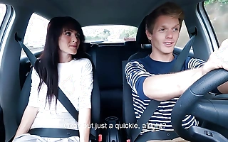 Cheating BF greater than yon seats in Mr. Pussylicking car
