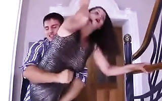 Horny lass licks and abuses his mom in at all times possible similar