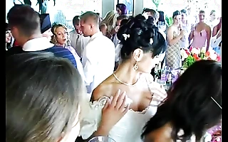Wedding bitches are fucking in public